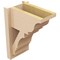 Ekena Millwork 7 1/2-in W x 12-in D x 16-in H Balboa Trad Rough Cedar Woodgrain TimberThane Outlooker, Primed Tan OUTUR075X12X16BOA04RCPR - alternate 2
